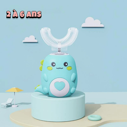 Brosse à dents électrique en forme de U pour enfants