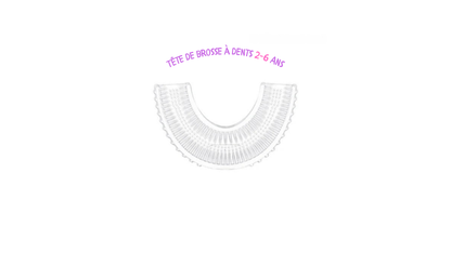 Brosse à dents électrique en forme de U pour enfants