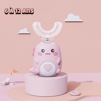 Brosse à dents électrique en forme de U pour enfants