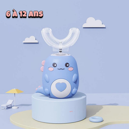 Brosse à dents électrique en forme de U pour enfants