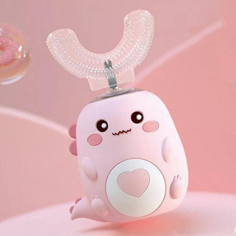 Brosse à dents électrique en forme de U pour enfants